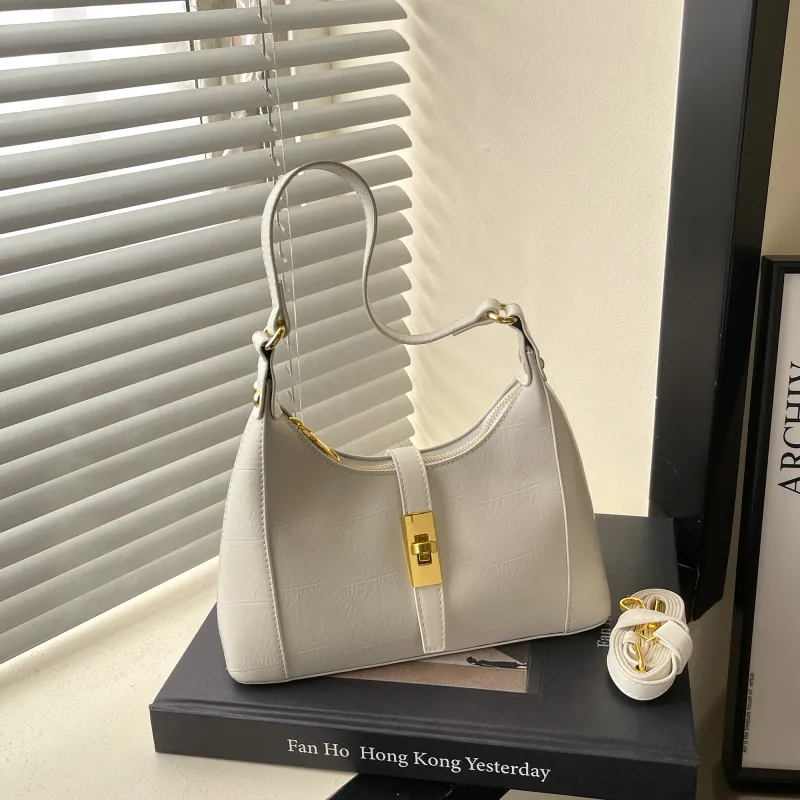 Yalu PU One Shoulder Handbag Crossbody Bag Regular Women's White/Pink/Green/Khaki/Black/Dark Khaki-7