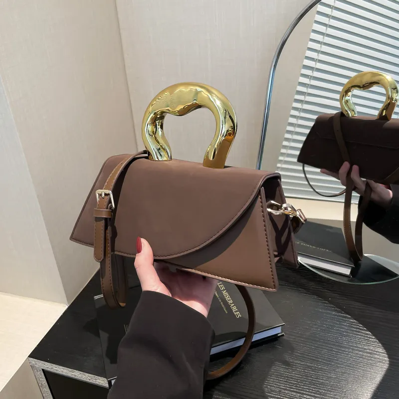 Yalu PU Handbag, Shoulder Bag Regular Women's Black/Red/Khaki/Coffee/Brown-15