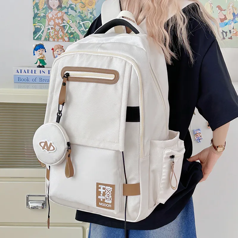 Yalu Nylon Backpack Unisex Multicolor-3