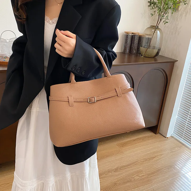 Yalu PU Handbag Regular Women's White/Black/Burgundy/Khaki-25