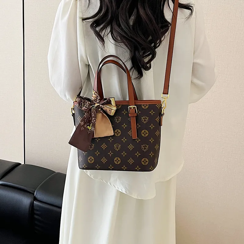 Yalu PU Tote Bag, Handbag Women's Khaki/Brown/Yellow-11
