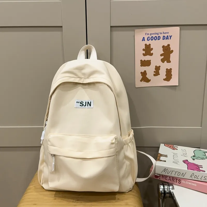 Yalu Nylon Backpack Regular Women's Purple/Blue/White/Pink/Black-8