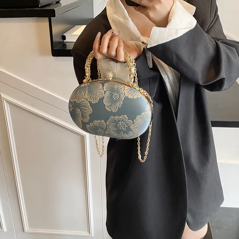Yalu PU Handbag Regular Women's Blue/Green/White-4