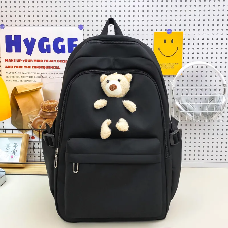 Yalu Nylon Backpack Unisex Multicolor-2