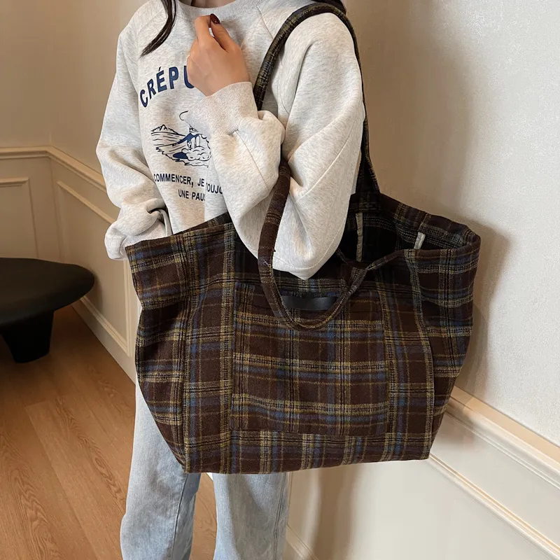 Yalu Fabric One Shoulder Handbag Regular Women's Gray/Burgundy/Coffee-17