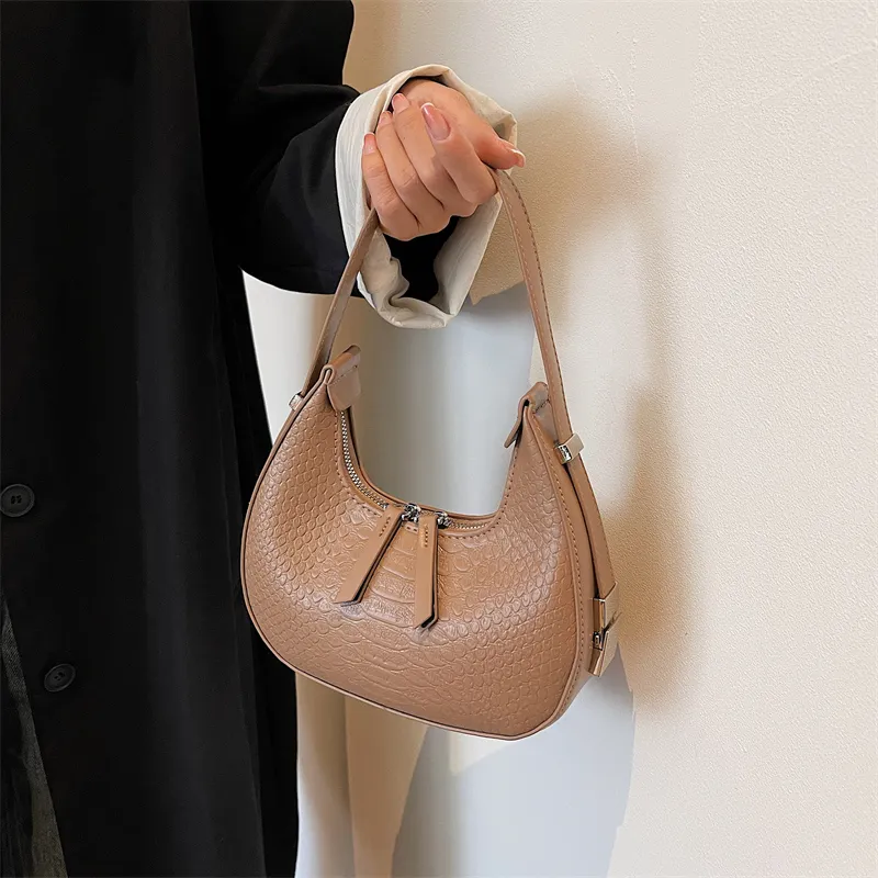 Yalu PU Handbag Regular Women's Ecru/Black/Yellow/Khaki/Brown-15