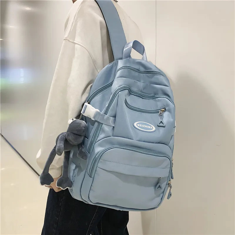 Yalu Nylon Backpack Regular Unisex Multicolor-5