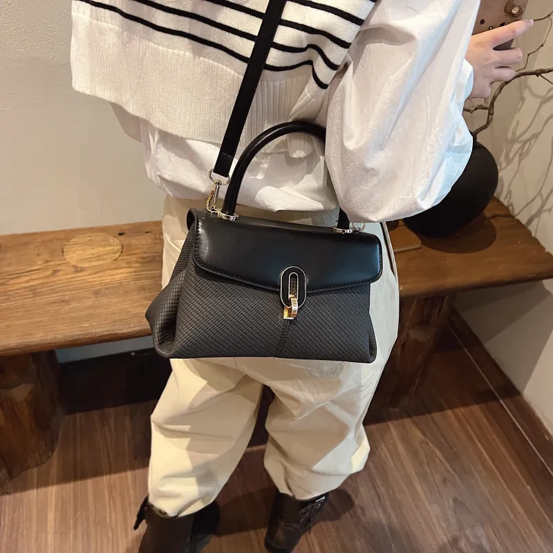 Yalu PU Handbag, Shoulder Bag, Crossbody Bag Regular Women's Black/Blue/Khaki/White-4