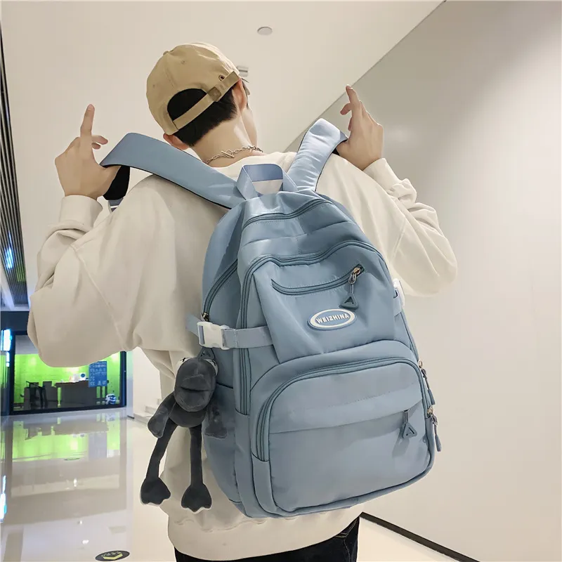 Yalu Nylon Backpack Regular Unisex Multicolor-2