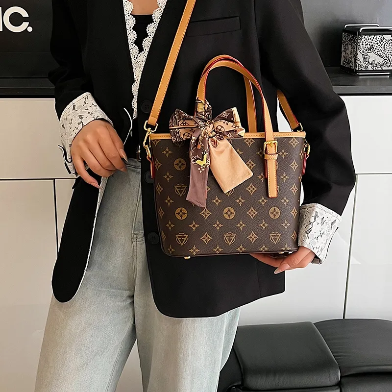Yalu PU Tote Bag, Handbag Women's Khaki/Brown/Yellow-21
