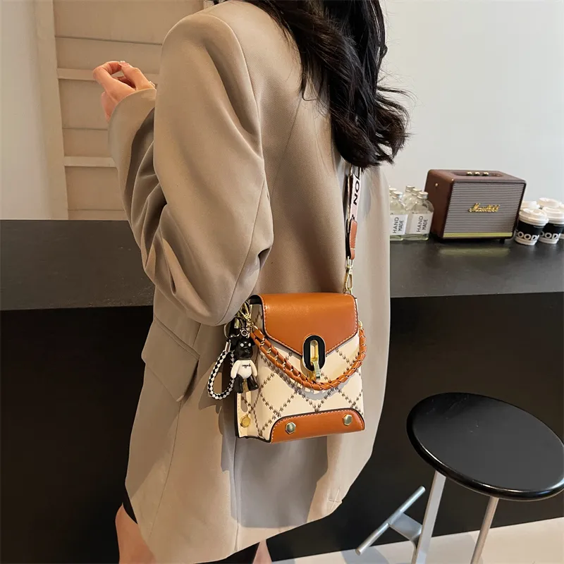 Yalu PU One Shoulder Handbag Women's Multicolor-48
