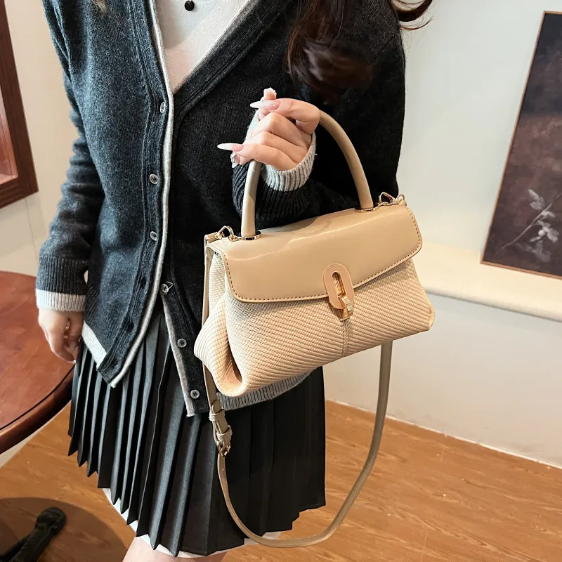 Yalu PU Handbag, Shoulder Bag, Crossbody Bag Regular Women's Black/Blue/Khaki/White-16