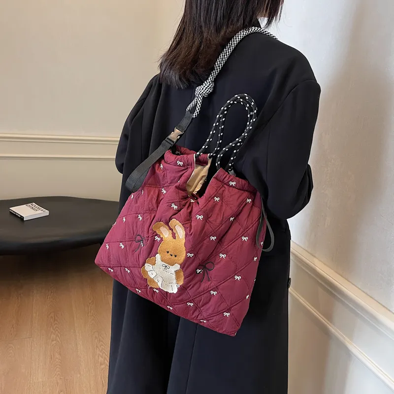 Yalu Cotton Fabric Crossbody Bag, Shoulder Bag Women's Multicolor-19