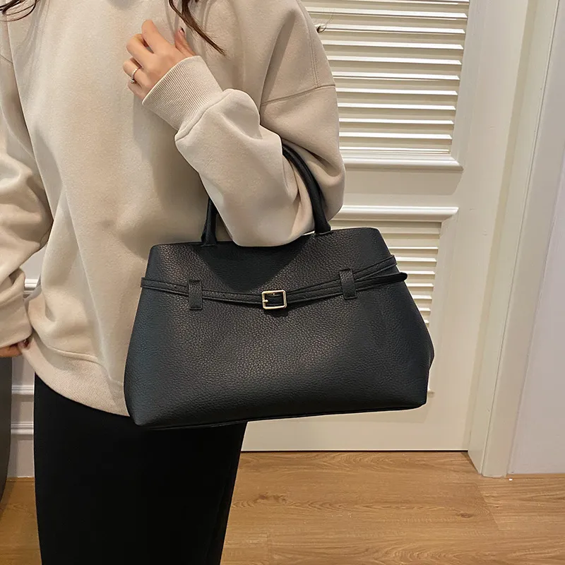 Yalu PU Handbag Regular Women's White/Black/Burgundy/Khaki-13