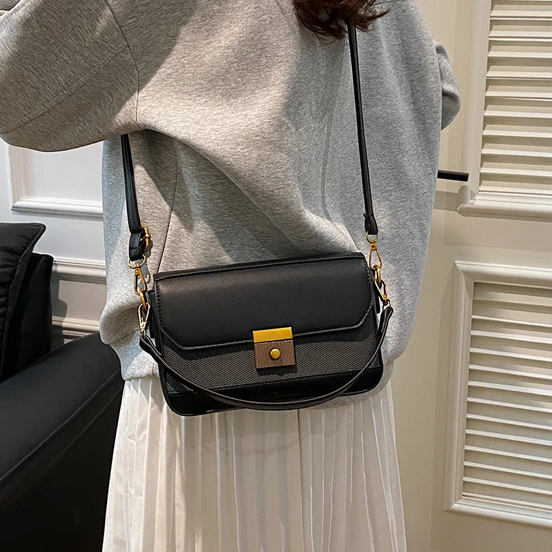 Yalu PU Shoulder Bag, Crossbody Bag Regular Women's Black/White/Brown/Gray/Khaki/Green-6
