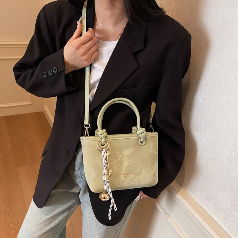 Yalu PU Shoulder Bag, Crossbody Bag, Handbag Regular Women's Brown/Silver/Green/Black-20