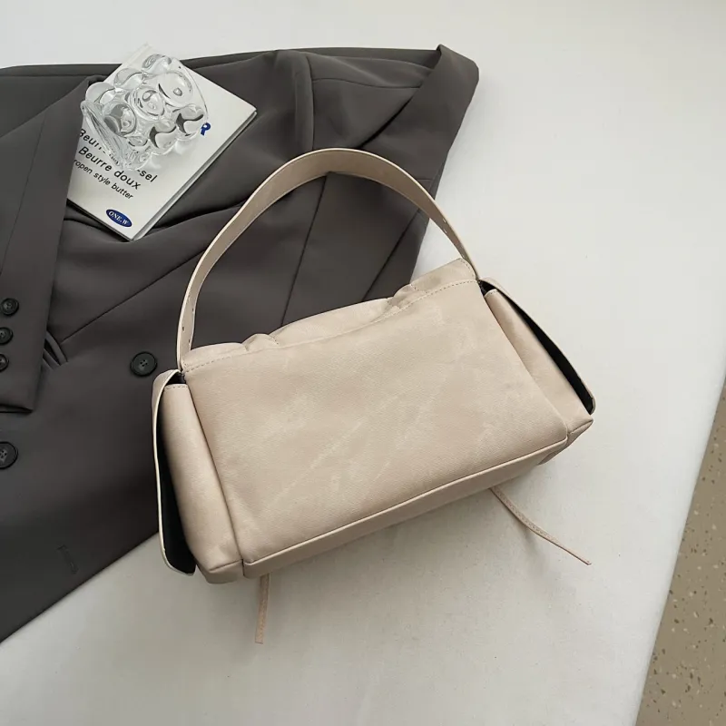 Yalu PU Shoulder Bag Women's Black/Blue/Coffee/Pink/Ecru-18