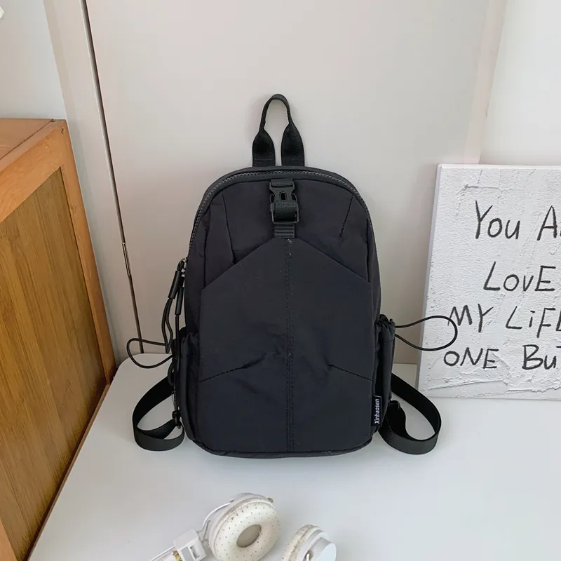 Yalu Nylon Backpack Regular Women's Black/Yellow/Khaki/Army Green/Blue-2