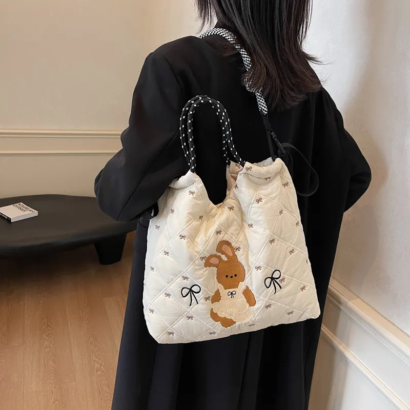 Yalu Cotton Fabric Crossbody Bag, Shoulder Bag Women's Multicolor-2