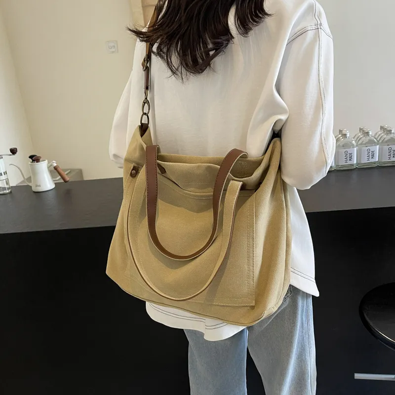 Yalu Canvas Bag, Tote Bag, Shoulder Bag Regular Women's Multicolor-21