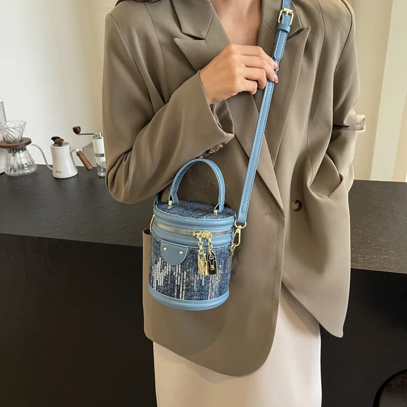 Yalu PU Shoulder Bag, Handbag Regular Women's White/Black/Blue-15