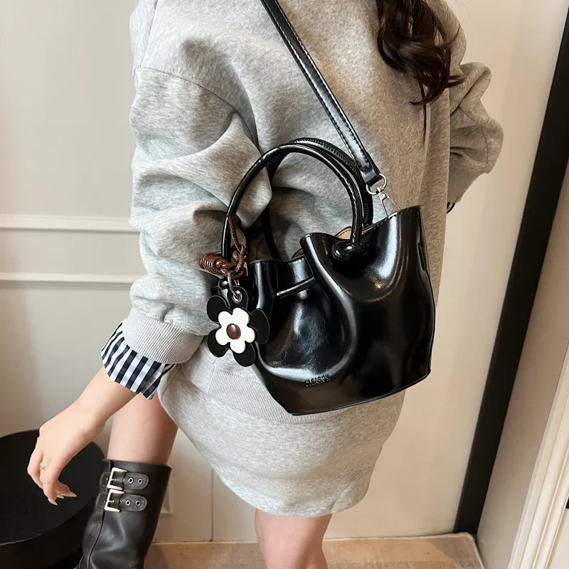 Yalu PU Soft Leather Material One Shoulder Handbag Women's Multicolor-13