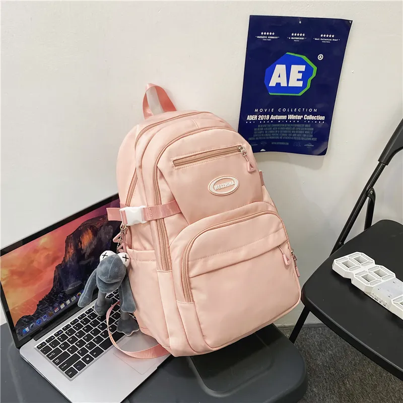 Yalu Nylon Backpack Regular Unisex Multicolor-9