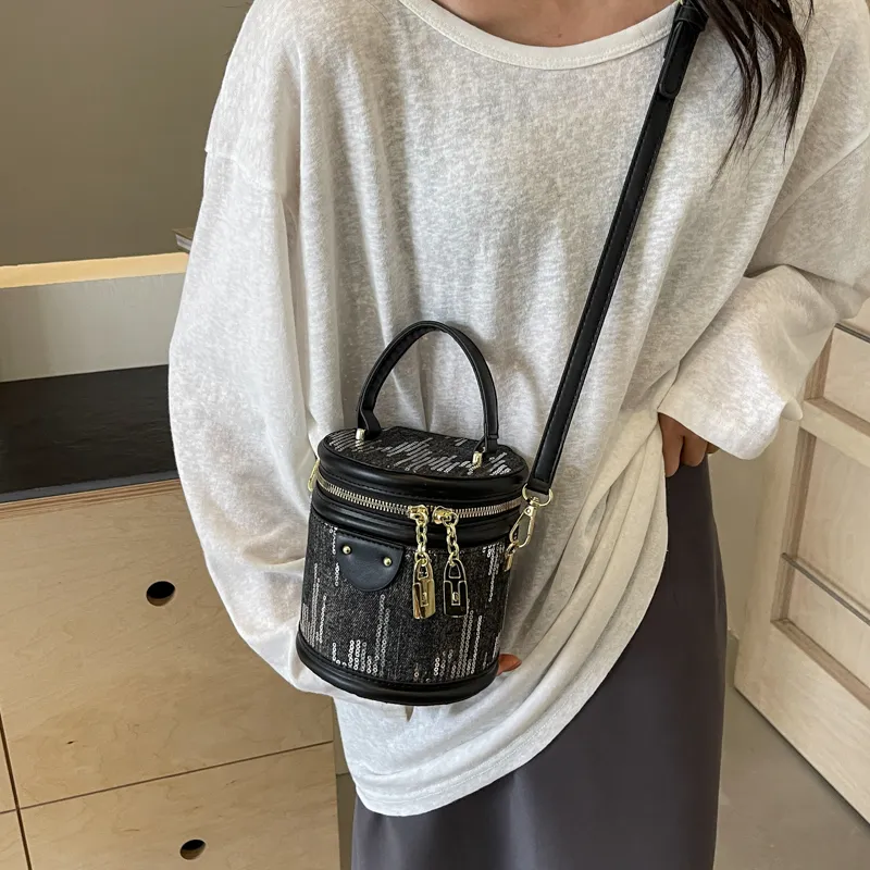Yalu PU Shoulder Bag, Handbag Regular Women's White/Black/Blue-8