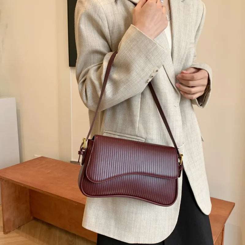 Yalu PU Portable Crossbody Bag, Shoulder Bag Women's White/Black/Coffee/Red-16