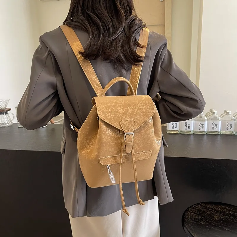 Yalu PU Backpack Regular Women's Multicolor-23