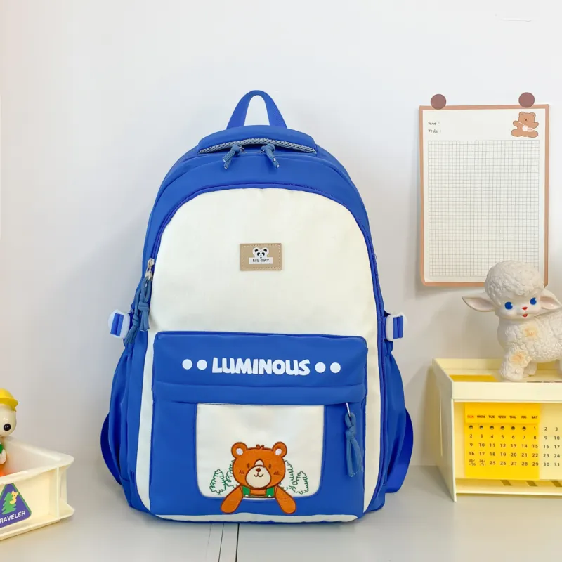 Yalu Composite Cloth Backpack Unisex Multiple Colors-16