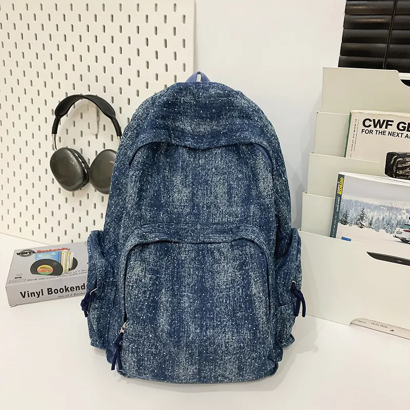 Yalu Denim Backpack Unisex Multicolor-15