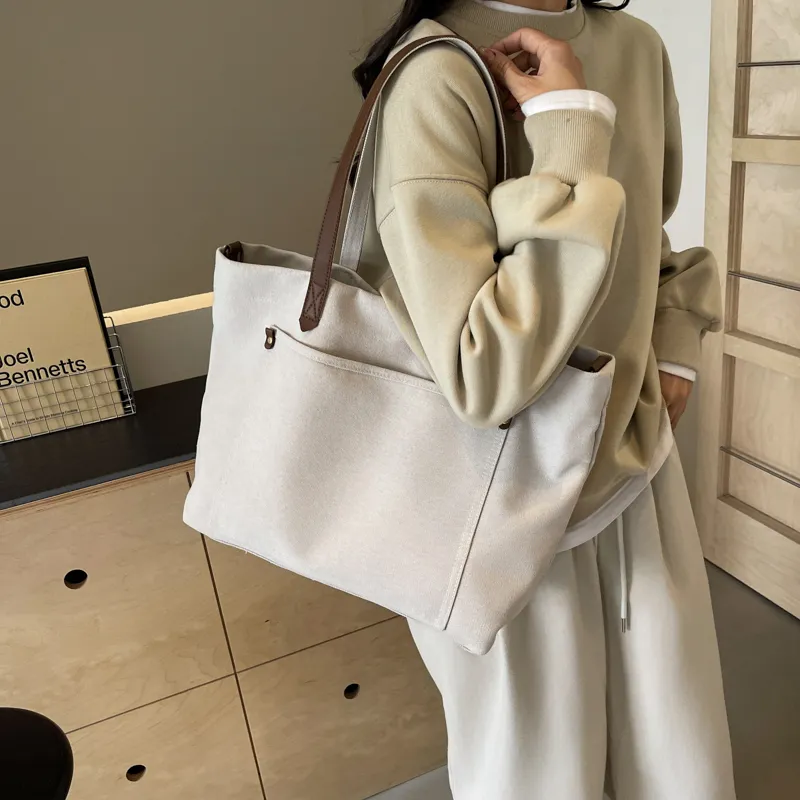 Yalu Canvas Bag, Tote Bag, Shoulder Bag Regular Women's Multicolor-5