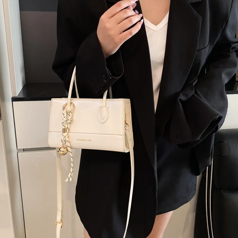 Yalu PU Shoulder Bag, Crossbody Bag, Handbag Regular Women's White/Black/Silver/Pink-4