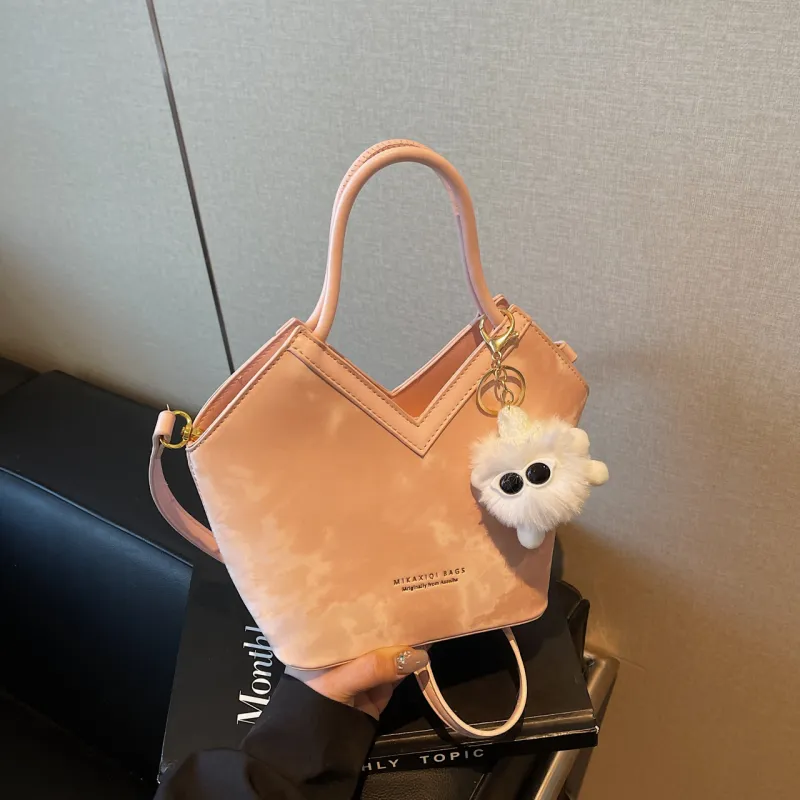 Yalu PU Handbag, Shoulder Bag, Crossbody Bag Regular Women's Blue/Brown/Pink/Gray/Black-14