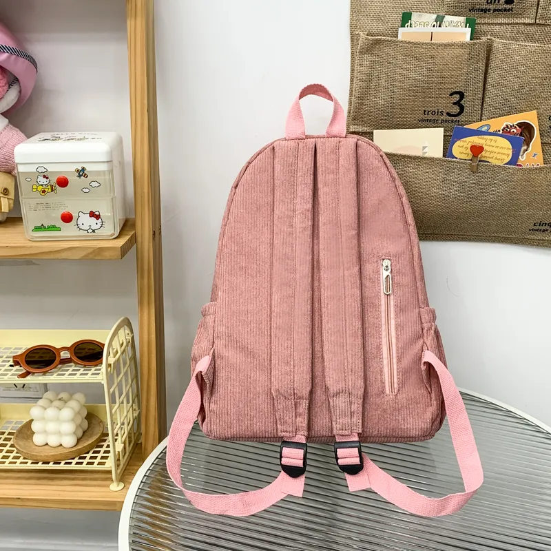 Yalu Corduroy Backpack Women's Multicolor-11