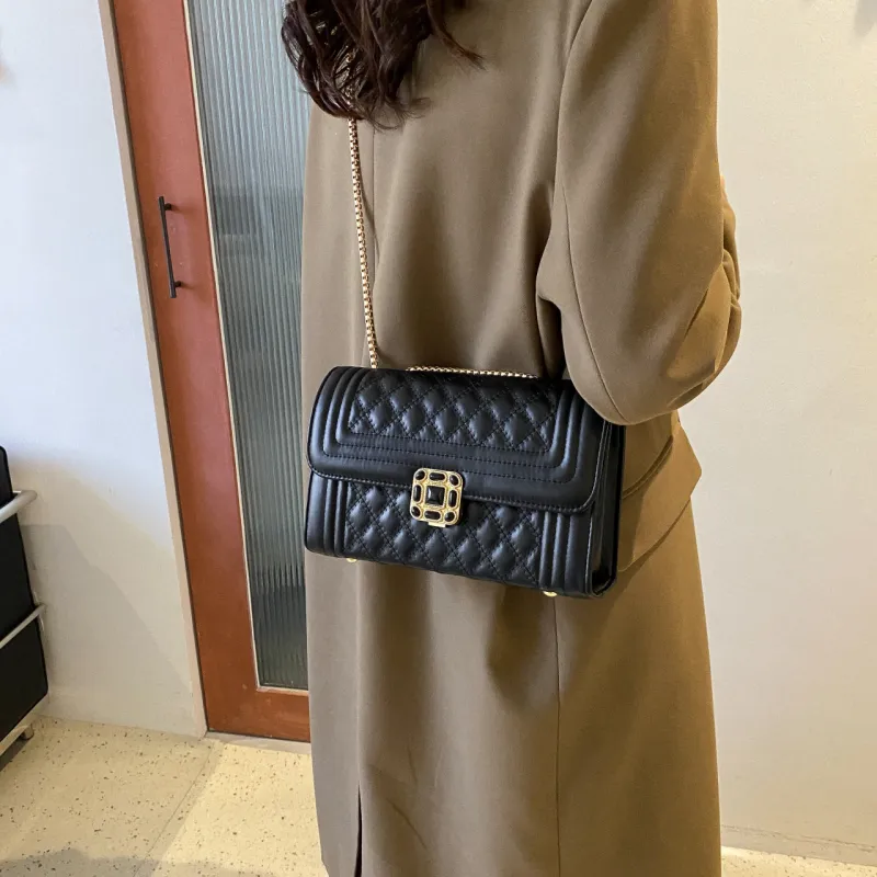 Yalu PU Crossbody Bag, Shoulder Bag Regular Women's Khaki/Black/Ecru/White-12