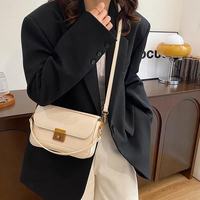 Yalu PU Shoulder Bag, Crossbody Bag Regular Women's Black/White/Brown/Gray/Khaki/Green-12
