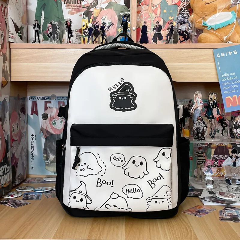 Yalu Nylon Backpack Unisex Multicolor-6