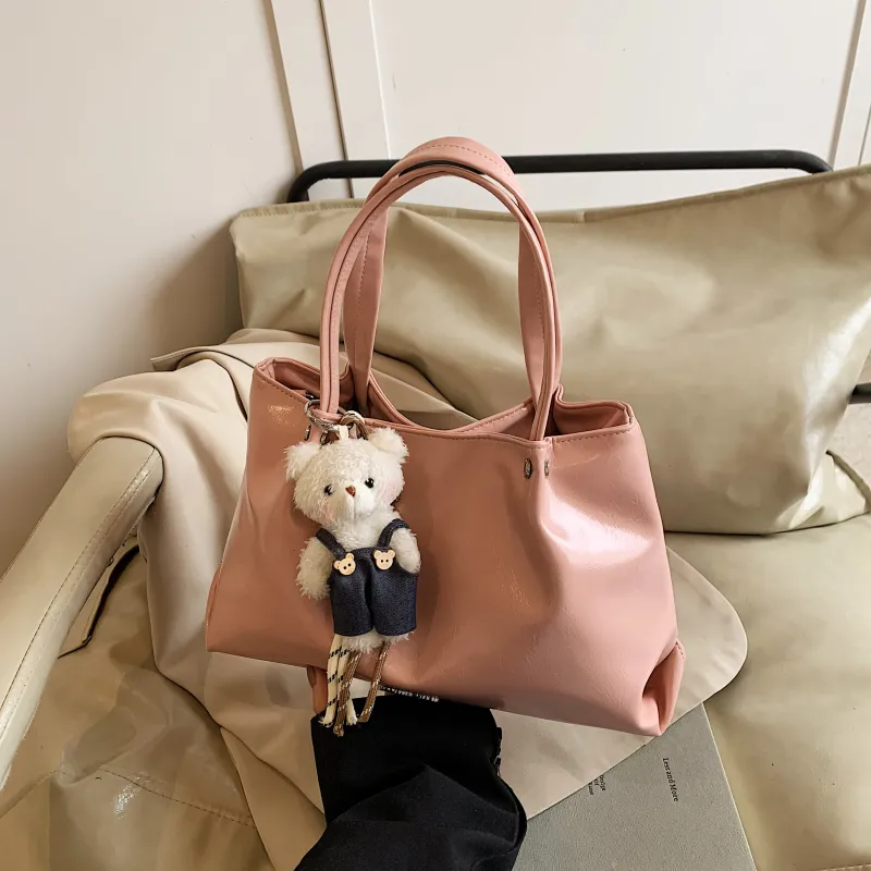 Yalu PU Shoulder Bag, Crossbody Bag, Handbag Regular Women's White/Silver/Black/Pink-19
