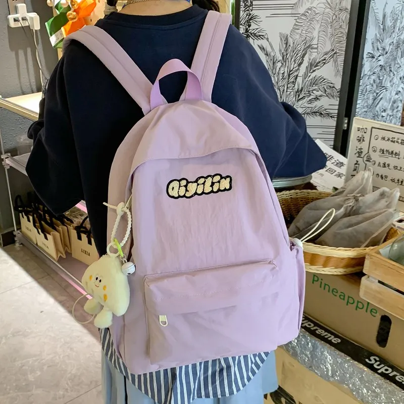 Yalu Nylon Backpack Unisex Multicolor-11