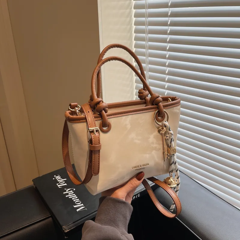 Yalu PU Shoulder Bag, Crossbody Bag, Handbag Regular Women's Brown/Silver/Green/Black-2
