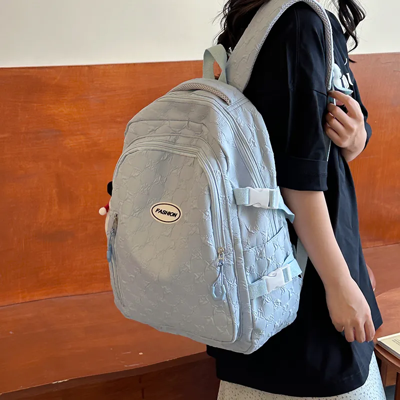 Yalu Nylon Backpack Regular Unisex Multicolor-6