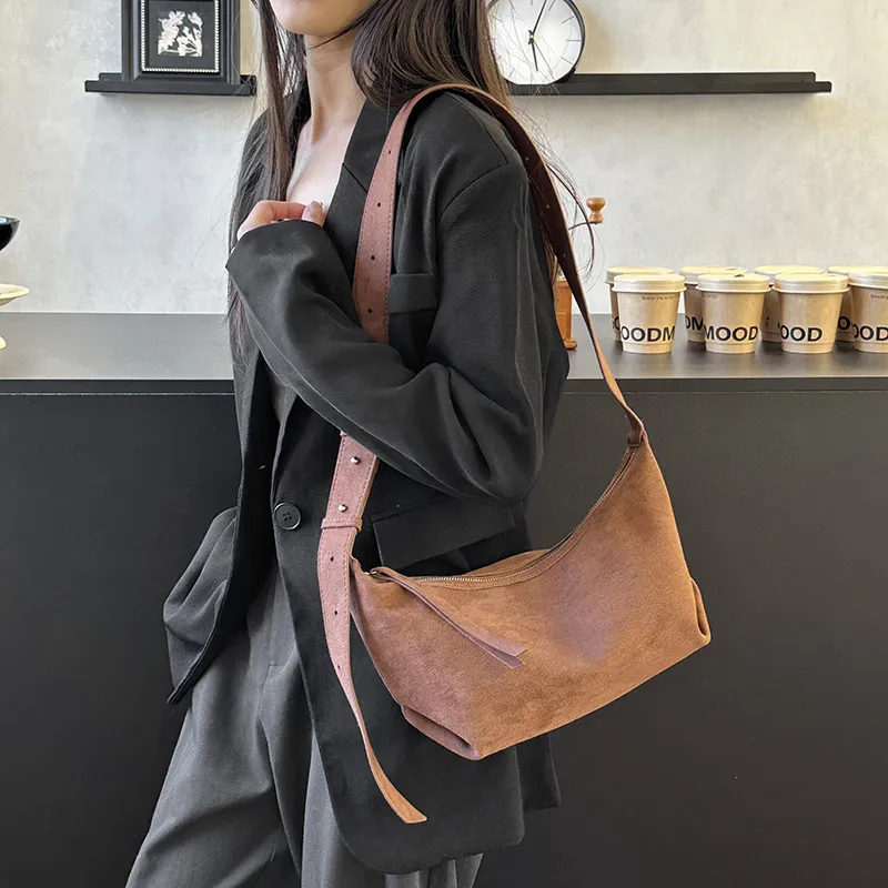 Yalu PU Shoulder Bag Women's Black/Brown/Gray/Red/White-9