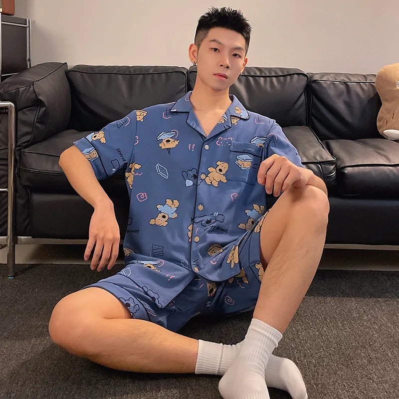 ABAOLI Pajama Set Men's Image Color-4