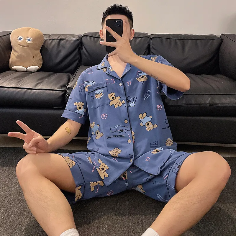 ABAOLI Pajama Set Men's Image Color-5