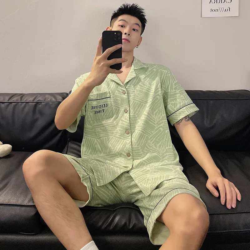 ABAOLI Pajama Set Men's Image Color-3