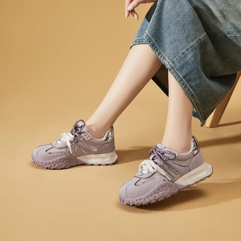 DAPHNE Cushioning, Wear Resistant Low Top Casual Shoes Women's-2