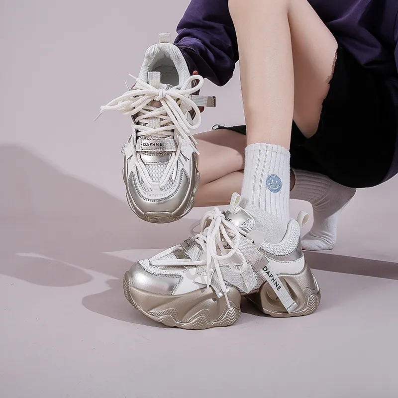 DAPHNE Low Top Chunky Sneakers Women's-11