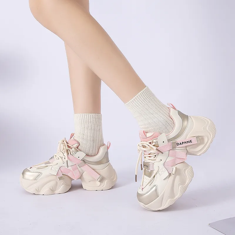 DAPHNE Low Top Chunky Sneakers Women's-8